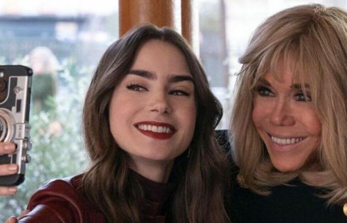 Brigitte Macron se sincera sobre su encuentro con Lily Collins durante el rodaje de la serie Emily en París