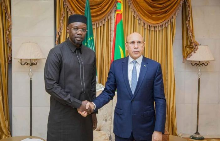 Ousmane Sonko recibido por el presidente El-Ghazouani