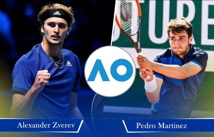 Alexander Zverev vs Pedro Martinez predicción, consejos de apuestas y cuotas, cara a cara, vista previa: Abierto de Australia 2025