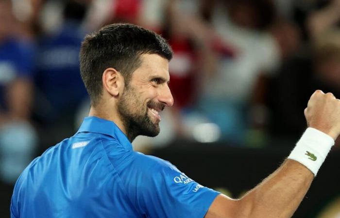 Novak Djokovic bate otro récord de Federer en el Abierto de Australia 2025