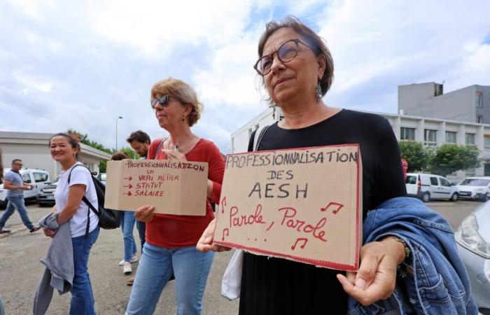 La AESH se movilizará este jueves 16 de enero contra la precariedad y su invisibilidad.