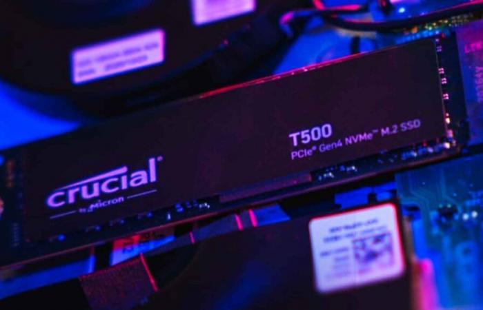 ¡El precio del SSD Crucial T500 de 1 TB cae por debajo de los 88€!