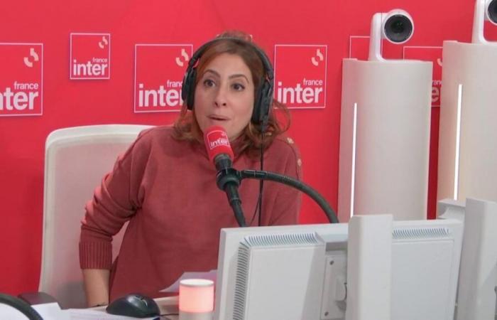 Marina Foïs reformula a Léa Salamé en directo en France Inter