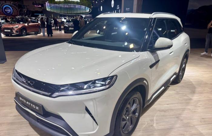 El pequeño SUV eléctrico se baña en público en el Salón del Automóvil de Bruselas