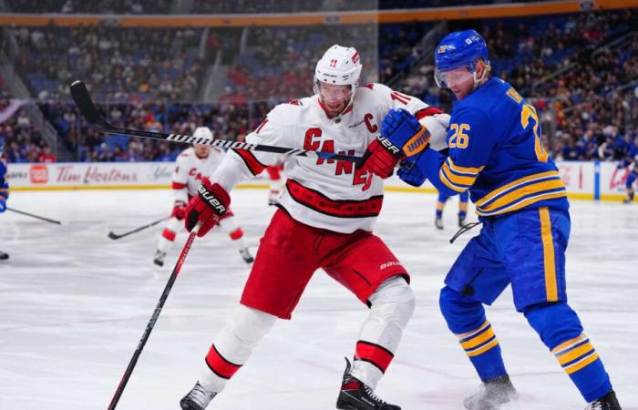 Una meseta al alcance de Staal contra los Sabres