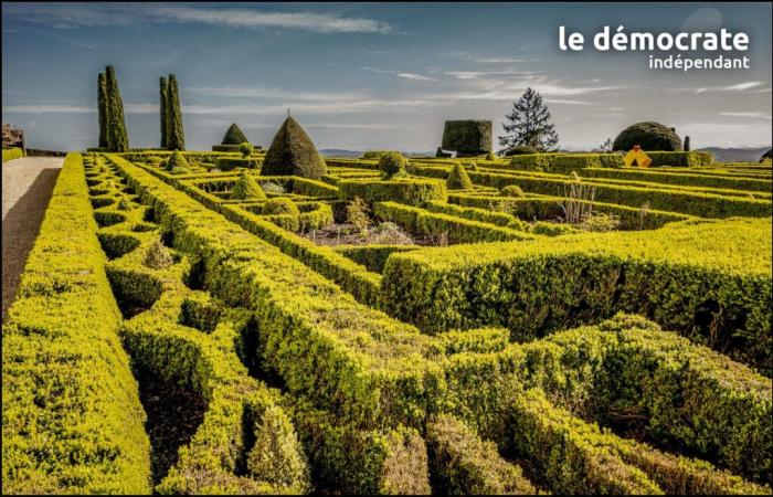 Dordoña. El jardín de un castillo entre los 20 más bellos de Francia