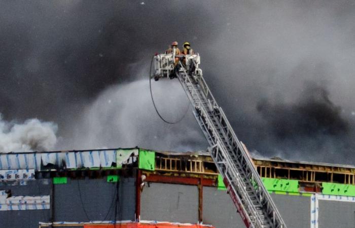 Trabajos de soldadura en el origen del incendio