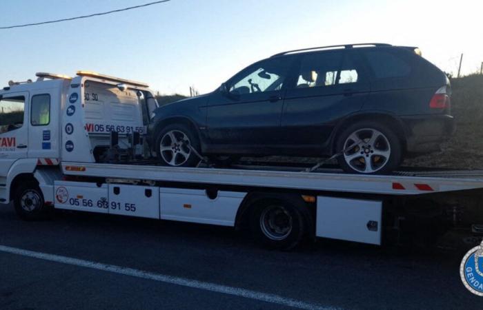 En una carretera peligrosa en Gironda, dos automovilistas asustan al radar de los gendarmes