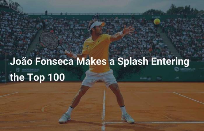 João Fonseca causa sensación al entrar en el Top 100