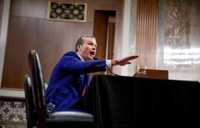 En el Senado, la agitada audiencia del presentador Pete Hegseth, candidato a dirigir el Pentágono.