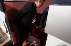 Djokovic noqueado por una calabaza tras su partido en Roma (en vídeo)