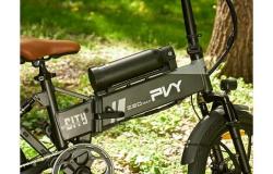 La PVY Z20 MAX es una elegante bicicleta eléctrica con pantalla a color y una autonomía estimada de 120 millas