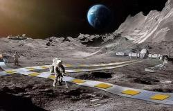 La NASA planea construir un tren y un ferrocarril robótico levitante en la luna