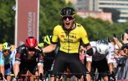 Olav Kooij gana la novena etapa del Giro tras un final lleno de suspense
