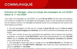 Air Senegal proporciona aclaraciones