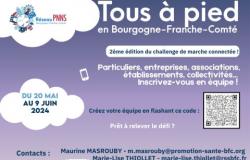 Participe en el desafío conectado “Todos a pie en Borgoña-Franco Condado”