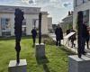 los “Personajes de signos”, tres esculturas de Olivier Debré, ofrecidas a la ciudad
