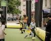 Fútbol callejero: Djourou instala un campo en Ginebra