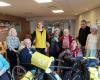 Agde: Lucie hace un recorrido en bicicleta por Francia para hacer sonreír a los mayores