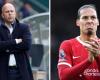 Arne Slot ‘mantendrá conversaciones urgentes con Virgil van Dijk’ después de que la estrella del Liverpool se fuera ‘decepcionada’ | Fútbol | Deporte