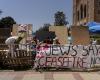 Protestas pro palestinas: enfrentamientos en Los Ángeles