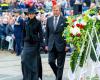 El rey Willem-Alexander y la reina Máxima en la conmemoración anual en el Monumento Nacional