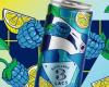 PIGEON diseña el diseño de la lata de Ginebra Blue Raspberry Lemonade