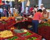 Mercado tradicional y alimentario Place du Marché Capbreton sábado 11 de mayo de 2024