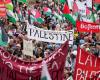 Eurovisión 2024: Miles de personas se reúnen en Malmö para una protesta antiisraelí