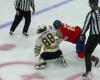 David Pastrnak y Matthew Tkachuk pelean: Jim Montgomery está orgulloso del delantero de los Bruins
