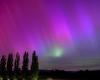Auroras boreales en Suiza tras una tormenta solar “extrema”