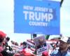 Donald Trump se dirige a la costa de Jersey para manifestarse