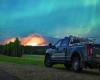 Incendio: Una ciudad amenazada por un violento incendio forestal en Canadá