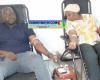 Conakry: los empleados de Orange Guinea donan sangre en la enfermería de Bellevue