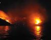 Grecia: polémica tras un incendio forestal provocado por fuegos artificiales disparados desde un yate