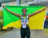 Gemima Joseph 2024 campeona francesa de élite en los 100 metros al establecer un nuevo récord