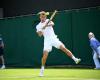 Luca Van Assche batea con Fabio Fognini en la gira premier de Wimbledon