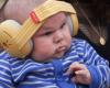 Este bebé se convirtió en la estrella del festival de Glastonbury