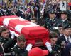 Terranova y Labrador entierra al Soldado Desconocido en su Día del Recuerdo