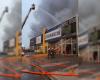 Alès: los bomberos se movilizaron masivamente para un incendio en una zona comercial