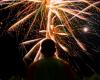 Fiesta nacional en Melun (77): Fuegos artificiales a orillas del Sena 13 de julio de 2024
