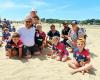 Cientos de participantes en el rugby playa en Guidel y victorias de Plouzané y RCFP Brest