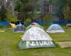 Los manifestantes del campamento de la Universidad de Toronto comienzan a desmantelarse