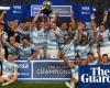 Argentina sorprende a Sudáfrica y mantiene vivas sus esperanzas de ganar el Rugby Championship