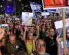 Manifestación en Tel Aviv para exigir la liberación de los rehenes