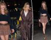 Taylor Swift y Gigi Hadid disfrutan de una noche de chicas con atuendos coordinados en un restaurante de Nueva York