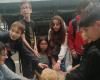 Verdi, el cachorro guía de ciegos, alivia tensiones en el colegio