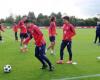 El Lille entrena por última vez antes del choque contra la Real