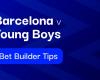 Consejos para crear apuestas Barcelona v Young Boys