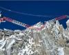 El brazo de la grúa en la obra de Grands Montets se partió en dos, no hubo heridos